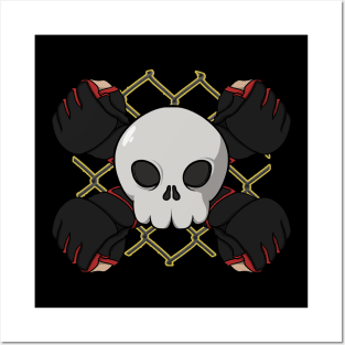 MMA crew Jolly Roger pirate flag (no caption) Posters and Art